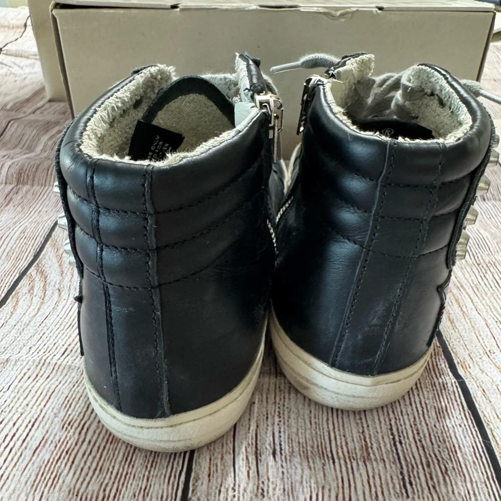 Golden Goose Black and White Studded High-Tops - Picture 7 of 11